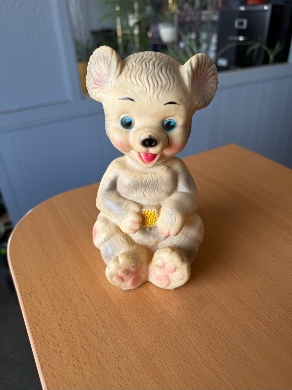 Vintage Bear Squeaky Toy
